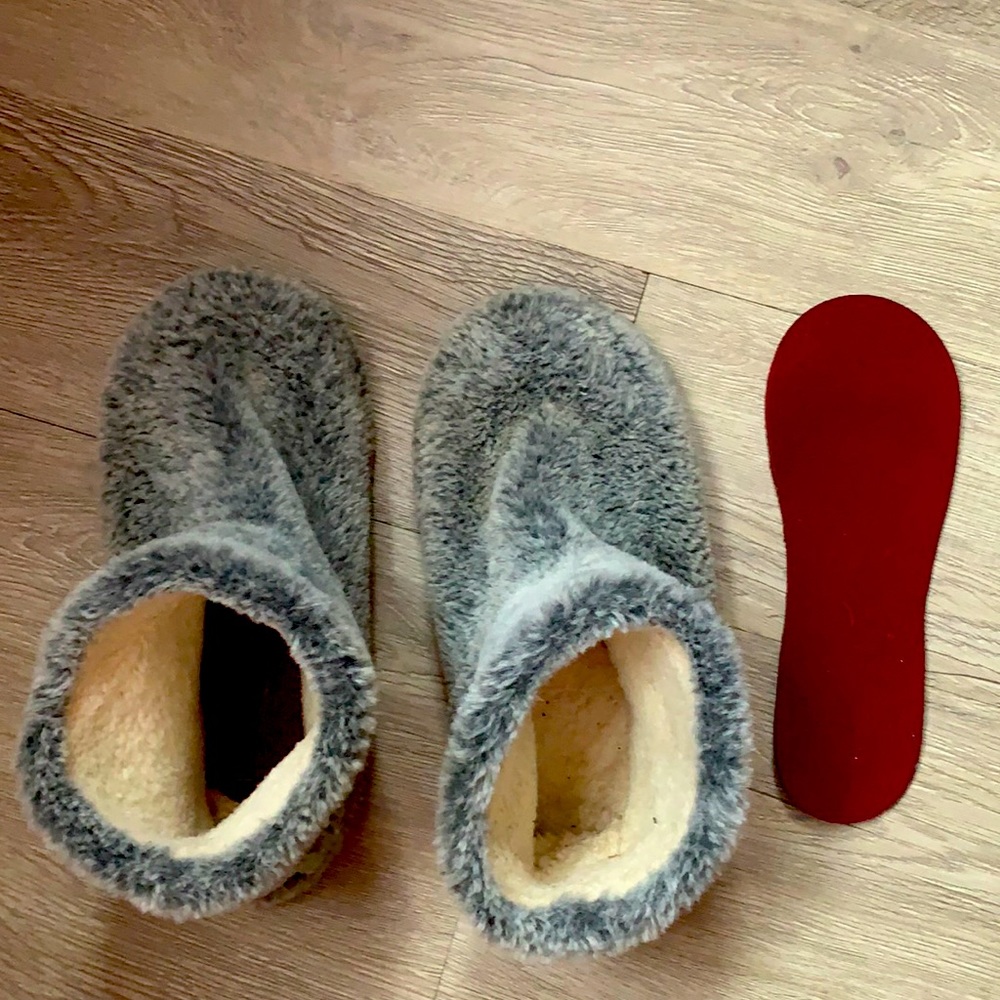 Snook Ease , fluffy slipper-boots